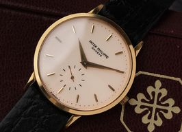 Patek Philippe Calatrava 3893J (1984) - Wit wijzerplaat 34mm Geelgoud