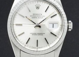 Rolex Datejust 36 16030 (1986) - Zilver wijzerplaat 36mm Staal