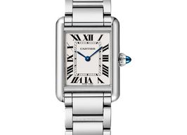 Cartier Tank WSTA0106 (2025) - Zilver wijzerplaat 34mm Staal