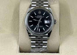 Rolex Datejust 36 126200 (2024) - Zwart wijzerplaat 36mm Staal