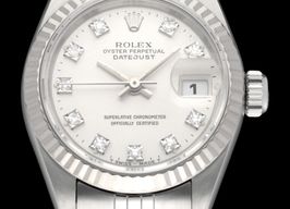 Rolex Lady-Datejust 69174 (1995) - Zilver wijzerplaat 26mm Staal