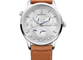 Jaeger-LeCoultre Master Geographic Q4128420 (2023) - Zilver wijzerplaat 40mm Staal