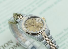 Rolex Lady-Datejust 69173 (1992) - Champagne dial 26 mm Gold/Steel case