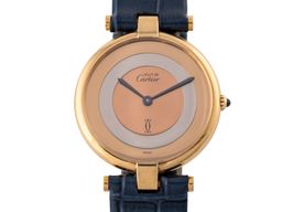 Cartier Vendome WGBA0050 (Unknown (random serial)) - Silver dial Unknown Yellow Gold case