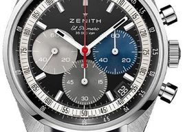 Zenith Chronomaster Original 03.3200.3600/22.C908 (2026) - Zwart wijzerplaat 38mm Staal