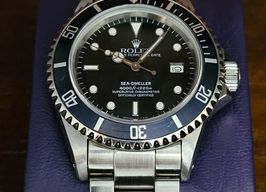 Rolex Sea-Dweller 16660 (1985) - Zwart wijzerplaat 40mm Staal