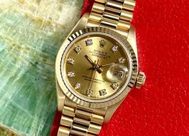 Rolex Lady-Datejust 69178G (1988) - Goud wijzerplaat 26mm Geelgoud