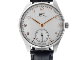 IWC Portuguese Automatic IW358303 (2021) - Silver dial 40 mm Steel case