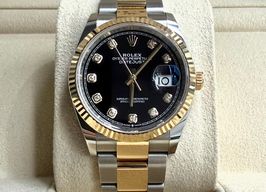 Rolex Datejust 36 126233 (2022) - Zwart wijzerplaat 36mm Goud/Staal
