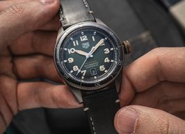 TAG Heuer Autavia WBE5190.FC8268 (2020) - Green dial 42 mm Bronze case
