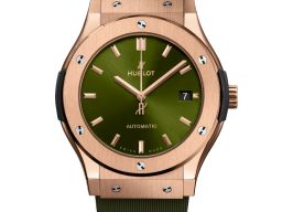 Hublot Classic Fusion 511.OX.8980.RX (2025) - Green dial 45 mm Rose Gold case