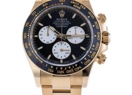 Rolex Daytona 126528LN (2025) - Black dial 40 mm Yellow Gold case