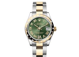 Rolex Datejust 31 278343RBR (2024) - Groen wijzerplaat 31mm Staal