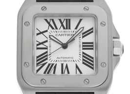 Cartier Santos 100 2656 (2021) - 38mm Staal