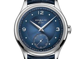 Montblanc Heritage 128666 (2023) - Blue dial 39 mm White Gold case