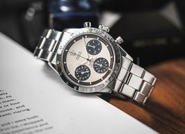 Rolex Daytona 6239 (Unknown (random serial)) - White dial 37 mm Steel case
