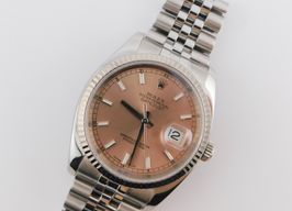 Rolex Datejust 36 116234 (2008) - Pink dial 36 mm Steel case