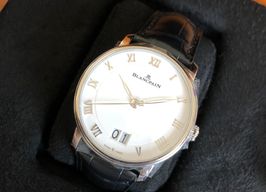 Blancpain Villeret 6669-1127-55B (2024) - Wit wijzerplaat 41mm Staal