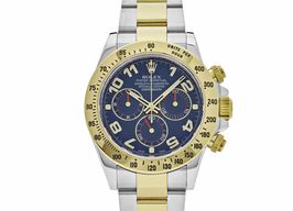 Rolex Daytona 116523 (2009) - Blauw wijzerplaat 40mm Goud/Staal