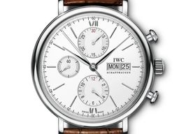 IWC Portofino Chronograph IW391027 (2024) - Zilver wijzerplaat 42mm Staal