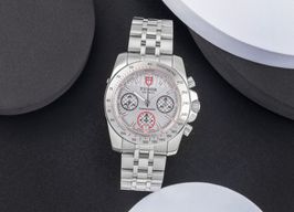 Tudor Sport Chronograph 20300 (Unknown (random serial)) - Silver dial 41 mm Steel case
