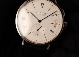 NOMOS Tangomat GMT 635 (2018) - White dial 40 mm Steel case