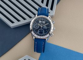 Omega Speedmaster Day Date 3521.8 (1999) - Blauw wijzerplaat 39mm Staal