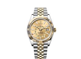 Rolex Sky-Dweller 336933 (2025) - Champagne wijzerplaat 42mm Goud/Staal