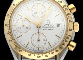 Omega Speedmaster Date 3311.20.00 (1997) - Wit wijzerplaat 39mm Goud/Staal