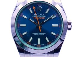 Rolex Milgauss 116400GV (2023) - Blue dial 40 mm Steel case
