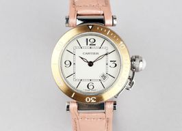 Cartier Pasha Seatimer 3025 (Unknown (random serial)) - White dial 33 mm Steel case