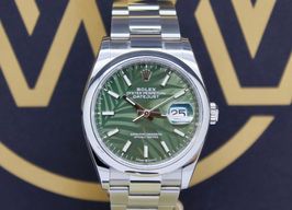 Rolex Datejust 36 126200 (2021) - Green dial 36 mm Steel case