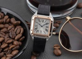 Cartier Santos Dumont W2SA0012 (Unknown (random serial)) - Silver dial 28 mm Steel case
