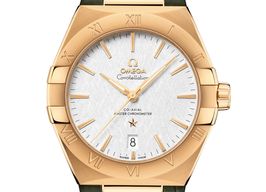 Omega Constellation 131.53.39.20.02.002 (2024) - Silver dial 39 mm Yellow Gold case