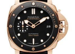 Panerai Luminor Submersible PAM02164 (2026) - Zwart wijzerplaat 42mm Roodgoud