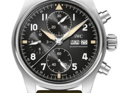 IWC Pilot Spitfire Chronograph IW387901 (2026) - Zwart wijzerplaat 41mm Staal