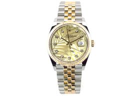 Rolex Datejust 36 126233 (2024) - Champagne wijzerplaat 36mm Staal