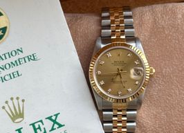 Rolex Datejust 31 68273 (1985) - Champagne wijzerplaat 31mm Goud/Staal