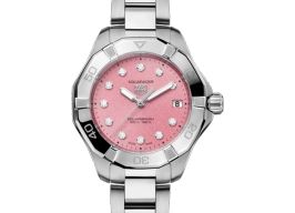 TAG Heuer Aquaracer Lady WBP1318.BA0005 (2026) - Pink dial 34 mm Steel case