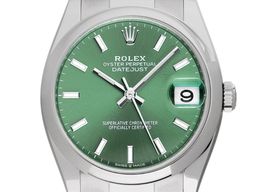 Rolex Datejust 36 126200 (2023) - Groen wijzerplaat 36mm Staal