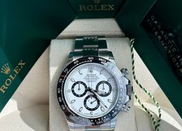 Rolex Daytona 116500LN (2023) - Wit wijzerplaat 40mm Staal