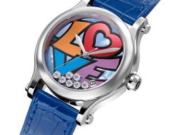 Chopard Happy Sport 278559-3020 (2023) - Blauw wijzerplaat Onbekend Staal