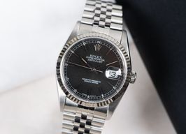 Rolex Datejust 36 16234 (1991) - Zwart wijzerplaat 36mm Staal