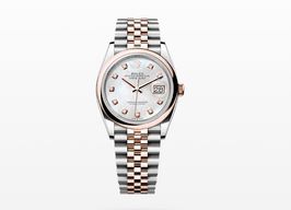 Rolex Datejust 36 126201 (2024) - Pearl dial 44 mm Gold/Steel case