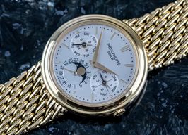 Patek Philippe Grand Complications 3945/1J-011 (2000) - Zilver wijzerplaat 36mm Geelgoud