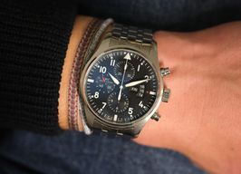 IWC Pilot Chronograph IW377704 (2014) - Black dial 43 mm Steel case