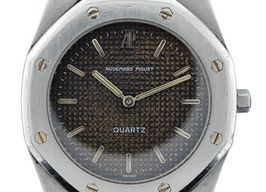 Audemars Piguet Royal Oak Audemars Piguet Royal Oak 6008ST Quartz Tropical Dial Box + Archive extract (1980) - Zwart wijzerplaat 30mm Staal