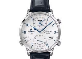 Glashütte Original Senator Cosmopolite 1-89-02-03-02-01 (2023) - Wit wijzerplaat 44mm Staal