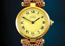 Cartier Vendome 590004 (1990) - Champagne wijzerplaat 24mm Goud/Staal