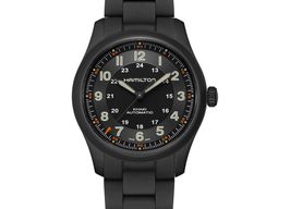 Hamilton Khaki Field H70215130 (2025) - Black dial 38 mm Titanium case